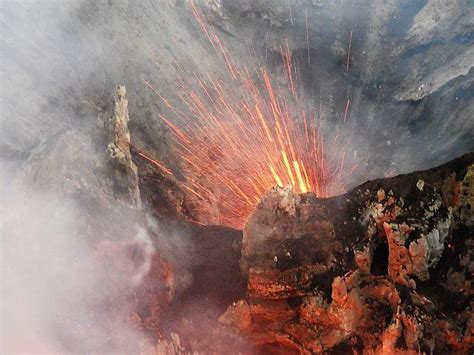 Epic Volcano Tour Vanuatu - the edge of Mount Yasur.