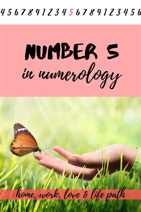 Number 5 in numerology - meaning of numbers in human life