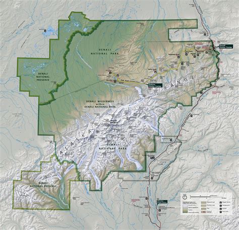 map of denali national park 6