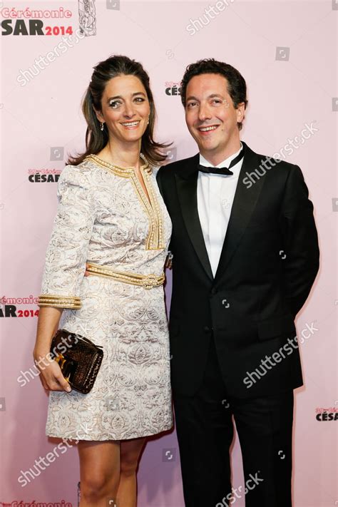 guillaume gallienne  wife amandine arriving editorial stock photo
