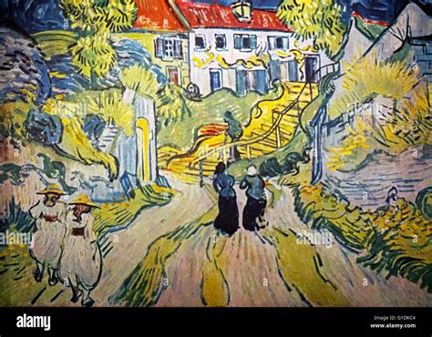 Vincent Van Gogh 1853 1890 Post Impressionist Painter Stairway At