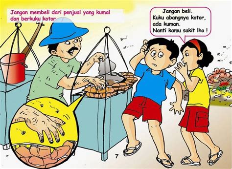 Gambar Anak Jajan Sembarangan 54 Koleksi Gambar