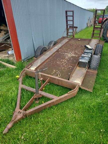 Homemade Skid Steer Trailer Kramer Auction Llc