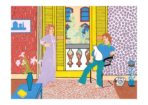 Recreated Mr And Mrs Clark And Percy A3 Art Print David Hockney