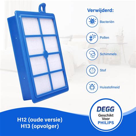 Degg Hepa H Filter Geschikt Voor Philips Aeg En Electrolux