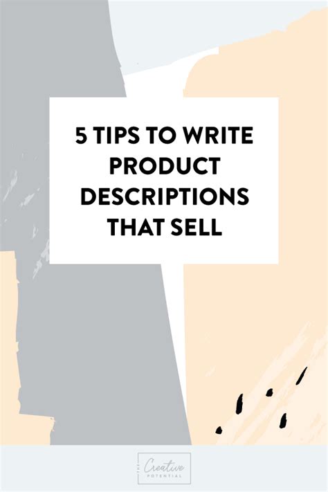 5 Tips To Write Product Descriptions That Sell