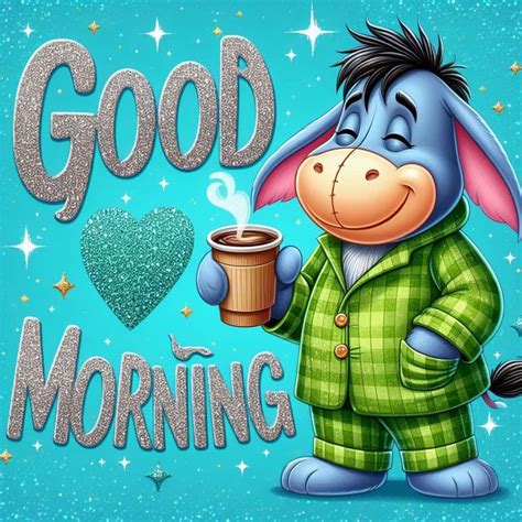 Pin By Katryna On Eeyore In Good Morning Animation Good