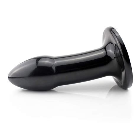 Plug Anal Gigante Flexível Atlas cm x cm Preto Brilhante Lolla Sex Shop Online Tudo para