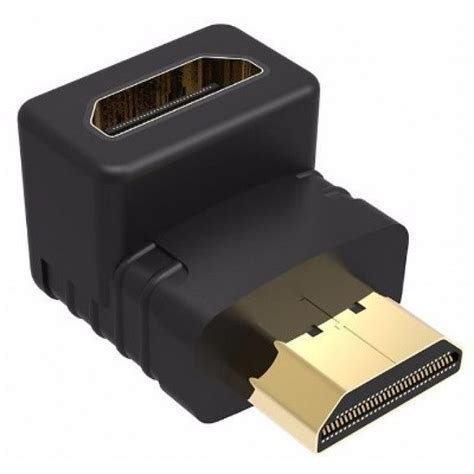 Adaptador Curva Hdmi Em L 90 Graus Macho X Femea Tv Armazém da Elétrica