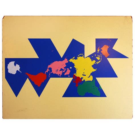 Buckminster Fuller "Dymaxion" world map object at 1stDibs