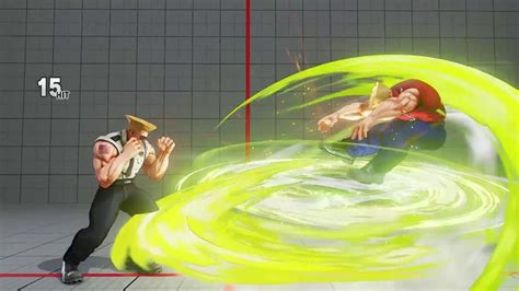 Street Fighter V Guile Sonic Hurricanesonic Tempest Critical Arts