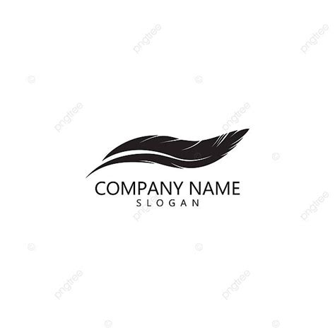 Feather Logo Vector Template Justice Writer Logo Vector Justice