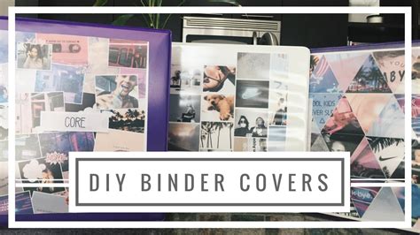 Diy Tumblr Binder Covers ♡ Youtube