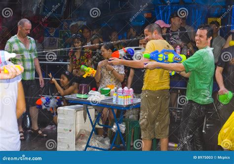 Thai New Year - Water Festival Editorial Stock Photo - Image of woman ...