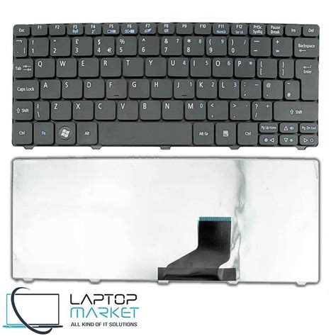 New Uk Keyboard For Acer Aspire One Ao With Frame Acer