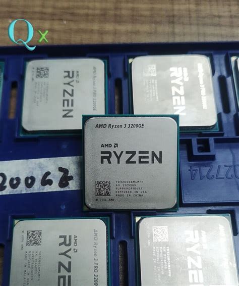 AMD Ryzen 3 3200GE AM4 CPU Processo R3 3200GE 3.3GHz Quad-Core Desktop ...