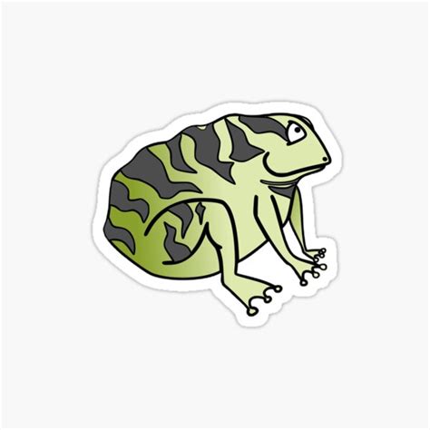 Frog Butt Simple Sticker For Sale By Lasalvador Redbubble