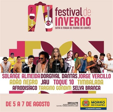 Festival de Inverno de Morro do Chapéu começa nesta sexta 5 mais