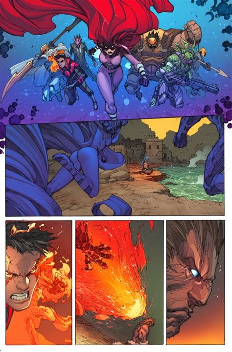 Inhuman Issue 3 Preview Pages Joe Madureira Fansite