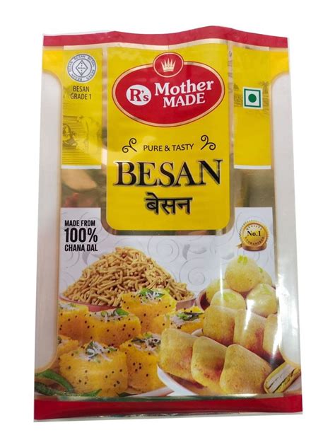 Glossy Printed Besan Packaging Pouch Heat Sealed At Rs 350 Kg In Ahmedabad