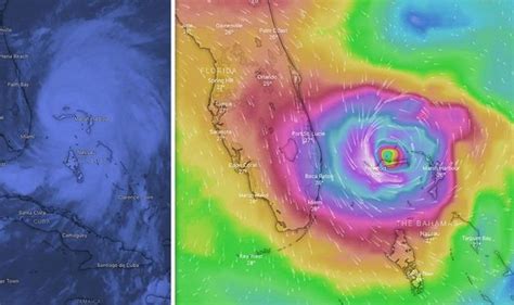 Hurricane Dorian cone: Florida MISSED by Hurricane cone but still HUGE ...