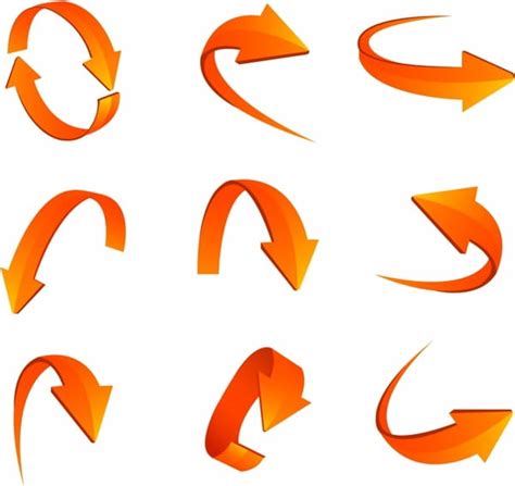 Set Of Arrows Eps Ai Vector Uidownload