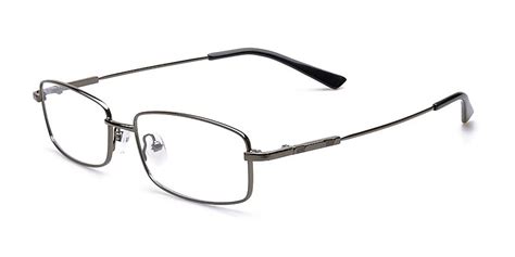 Grosseto Rectangle Gunmetal Full Rim Eyeglasses Eyebuydirect Canada