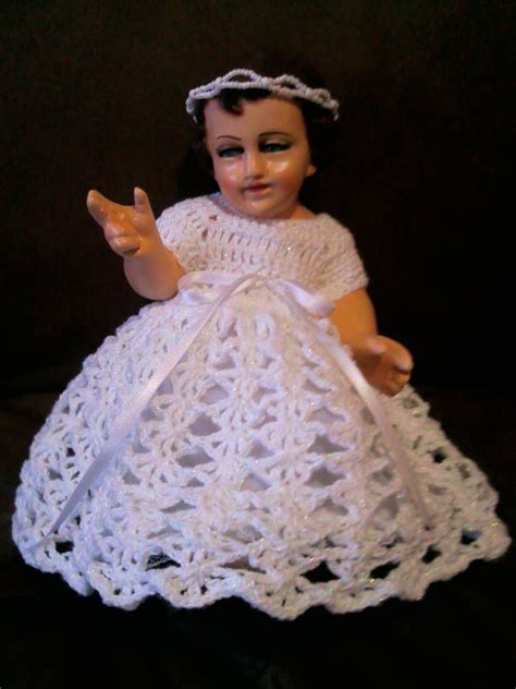 Vestido Niño Dios Tejido Crochet vlr eng br