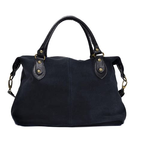 Sac Femme Sac Main En Cuir Nubuck Italien Nubuck Phi