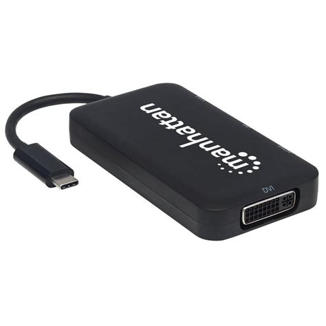 Konwerter Adapter Manhattan Av Usb C Na Hdmi Dp Dvi Vga K Hz