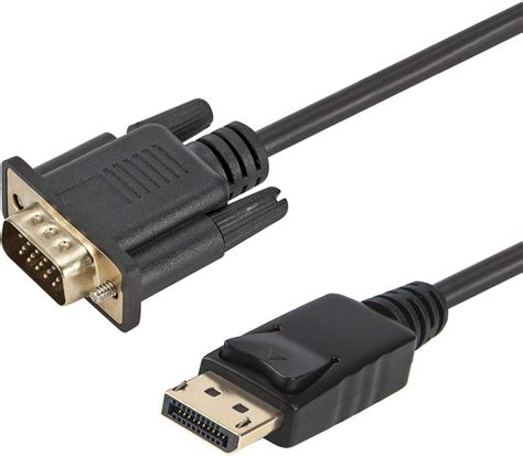 Câble Displayport Vers Vga Lsvtr Plaqué Or Dp Vers Vga 18 M 1080p