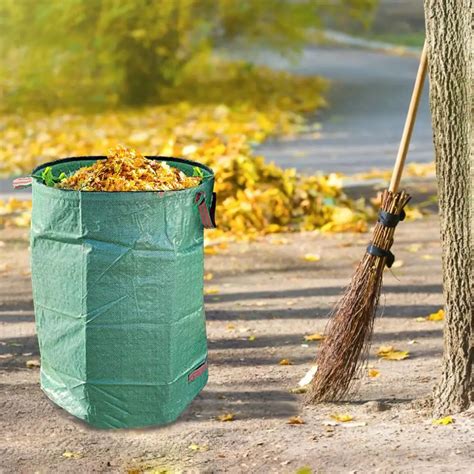 Sac D Chets Verts Sac Feuilles De Jardin R Utilisable Poubelle