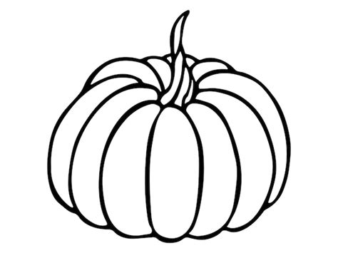 Healthy Lifestyle Clipart Black And White Pumpkin