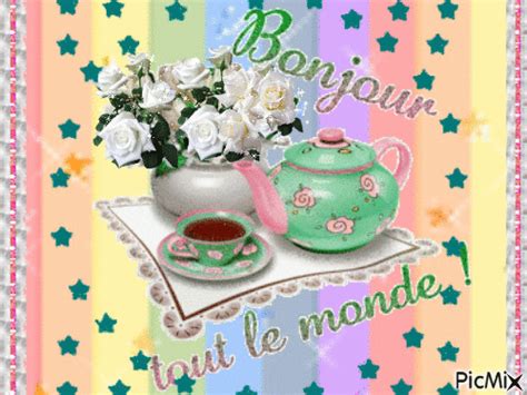 Bonjour tout le monde - GIF animate gratis - PicMix