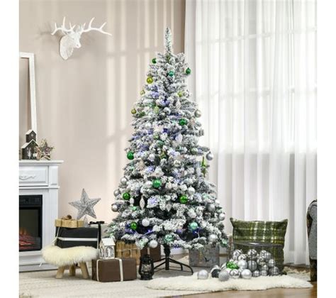 Sapin De No L Artificiel Aspect Enneig H Cm Lumineux Led