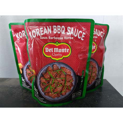 Jual Del Monte Korean Bbq Sauce Gr Barbeque Saus Delmonte Korea