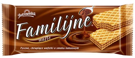 Wafle Familijne O Smaku Kakaowym 150g Jutrzenka Mini Market