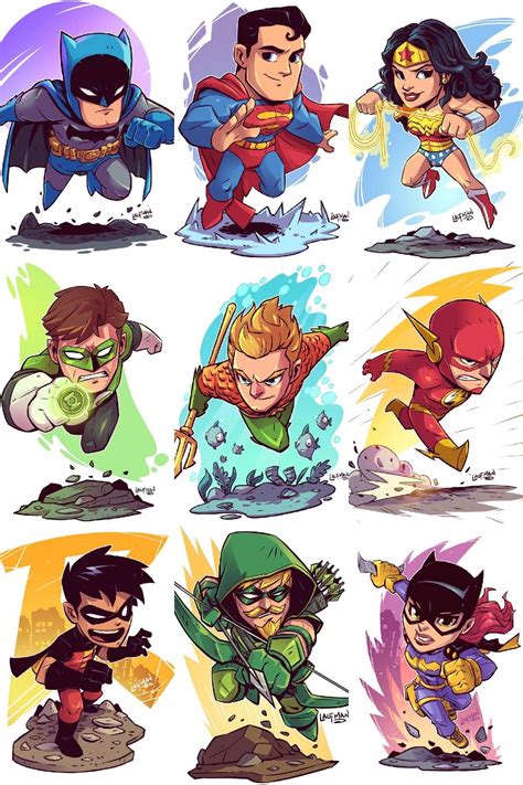 Herois Para Desenhar - Como Desenhar Super Heróis Chibi
