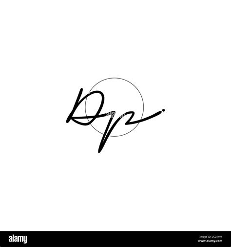 DP Iniciales Firma Logo Plantillas Vectoriales De Logotipo De