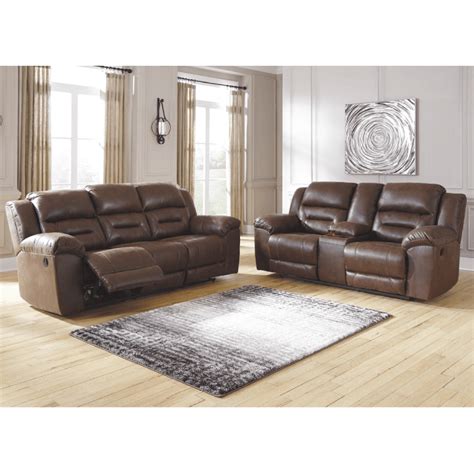 Ashley Furniture Leather Sofa Set | Baci Living Room