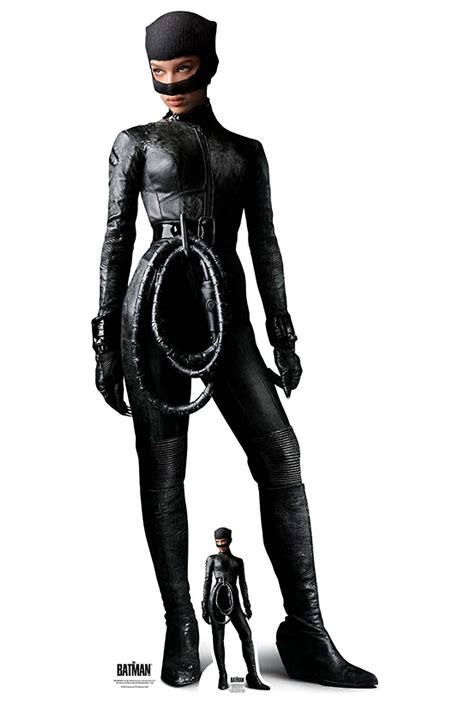 Catwoman Zoe Kravitz from The Batman 2022 Lifesize Cardboard Cutout ...