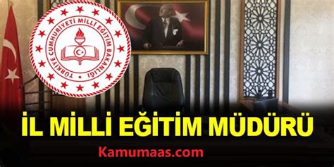 İl Milli Eğitim Müdürü Maaşı 2023 Kamu Maas