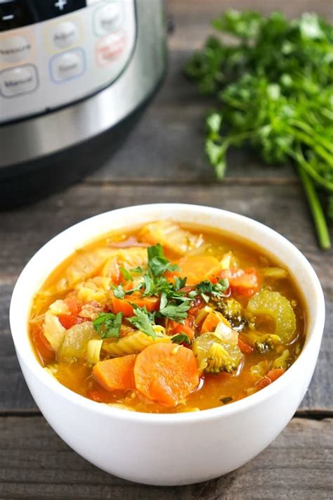 Instant Pot Detox Vegetable Soup The Best Healthy Soup Recipe