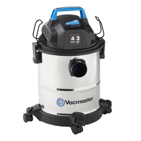 Vacmaster 4 Gallon 3 Peak HP Stainless Steel Wet Dry Vacuum MVOA407S