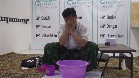 Praktek Wudhu Habib Amri Bimbel Shalat 4 YouTube