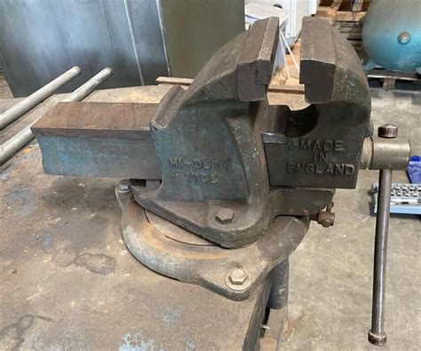 Paramo No 6 Hi Duty Heavy Duty Bench Vise Made In England 6 Jaws Vint