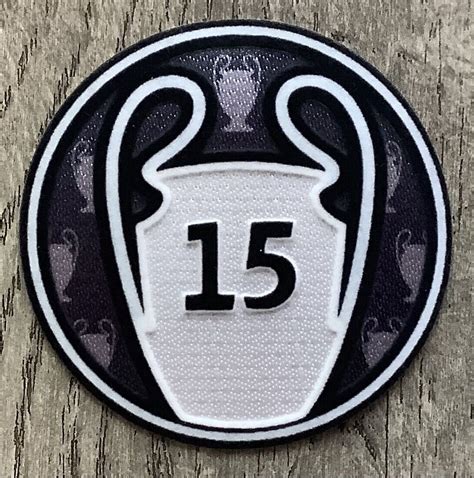 Real Madrid Champions League Arm Sleeve Patch Badge Set Ebay