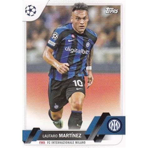 Sale Cards Lautaro Martínez Inter Milan Topps Uefa Club Competitions