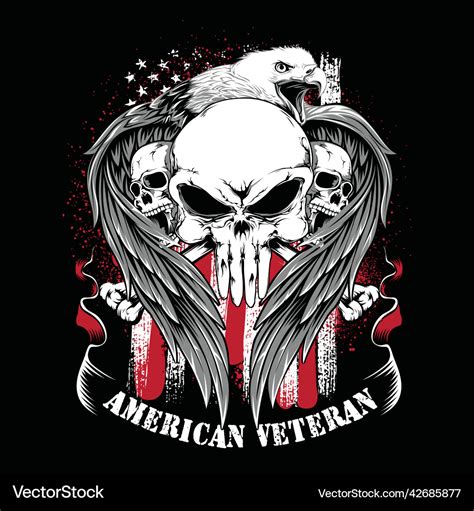 American Veteran Royalty Free Vector Image Vectorstock