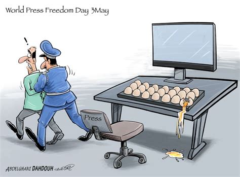 Abdelghani Dahdouh World Press Freedom Day 3 May Africa Cartoons